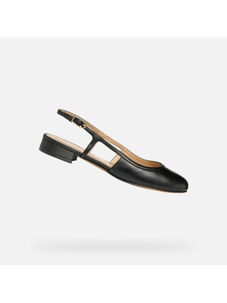 Geox Čierne dámske baleríny Geox Virnilisa B