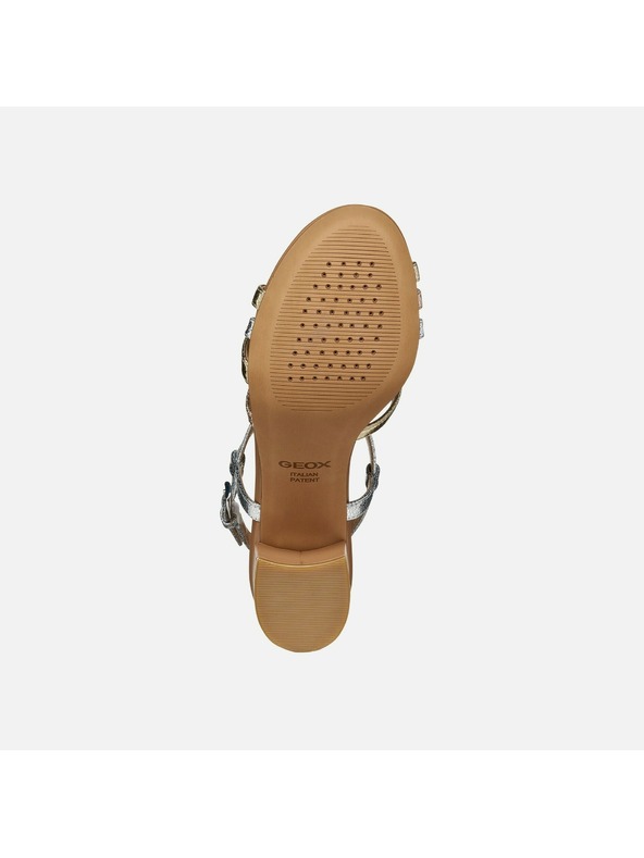 Geox Zlaté dámske sandále Geox Virnilisa 65 S