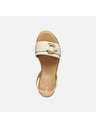 Geox Béžové dámske sandále Geox Naileen