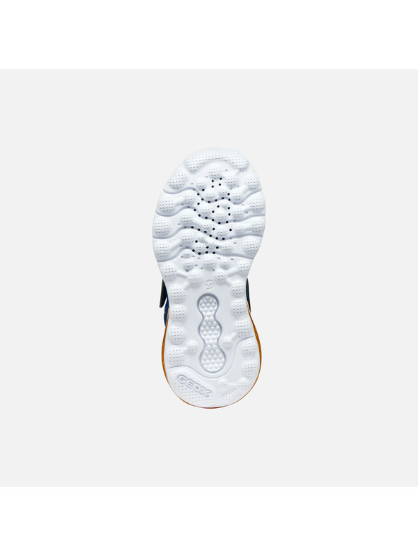 Geox Tmavomodré chlapčenské svietiace tenisky Geox Activart Illuminus