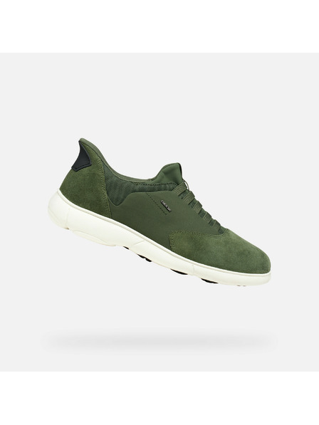 Geox Tmavozelené pánske tenisky Geox Nebula 2.0 Plus Fast in