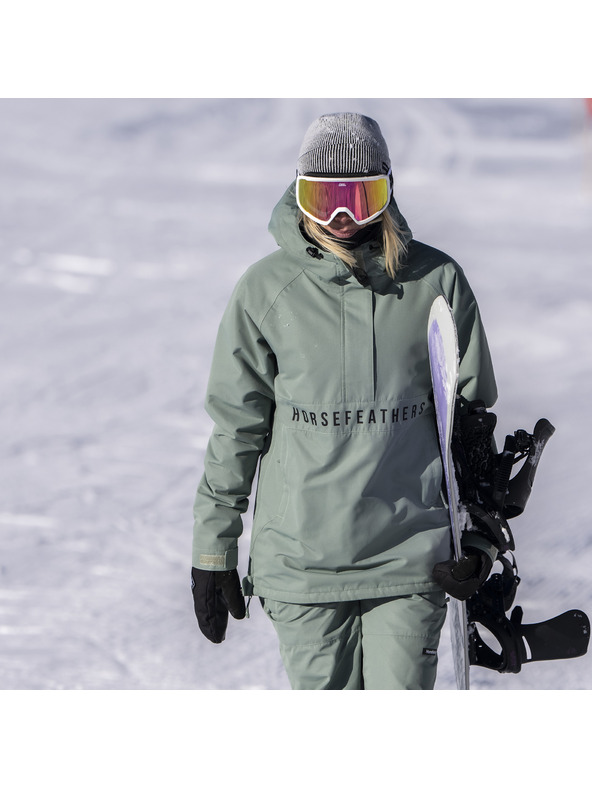 Horsefeathers Bunda Tala - ľadovcová zelená