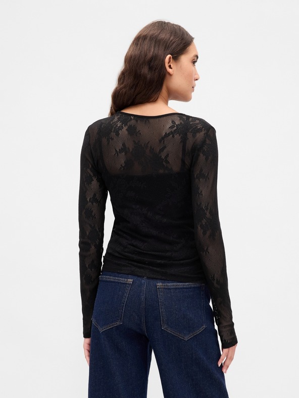 GAP Krajkový priesvitný top GAP