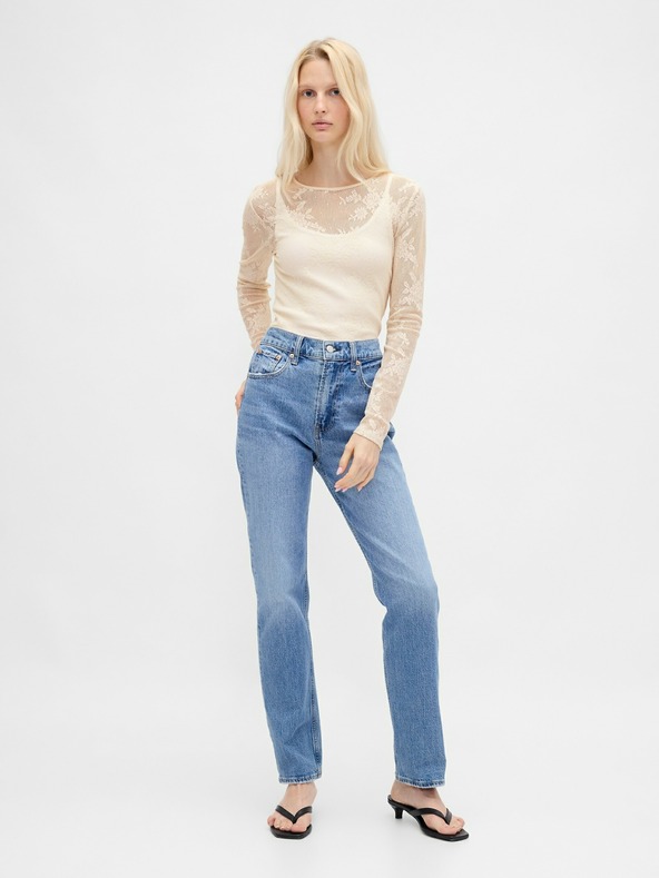 GAP Krajkový priesvitný top GAP