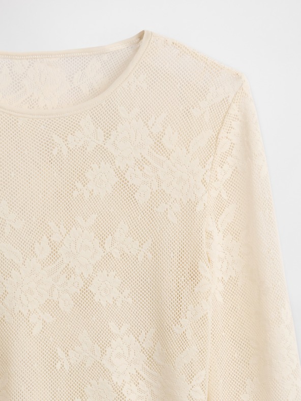 GAP Krajkový priesvitný top GAP