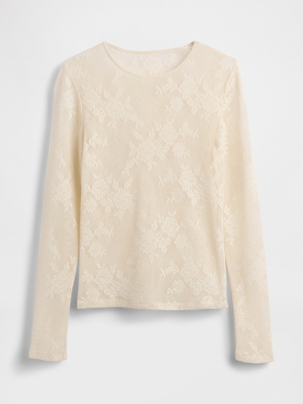 GAP Krajkový priesvitný top GAP