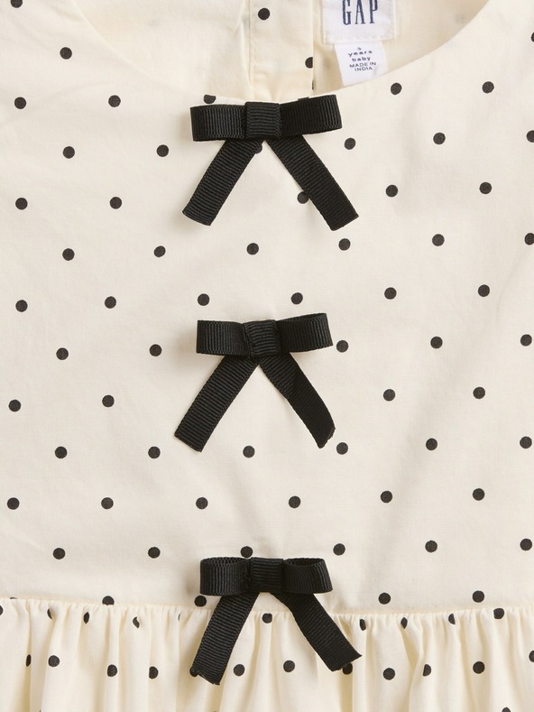 GAP Baby šaty s mašľami GAP