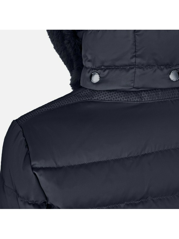 Geox Tmavomodrá dámska páperová bunda Geox Bettanie