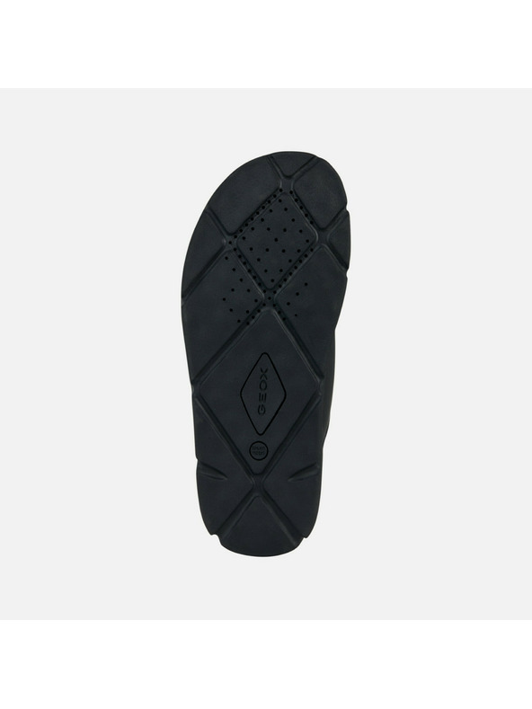 Geox Čierne pánske šľapky Geox Xand 2S