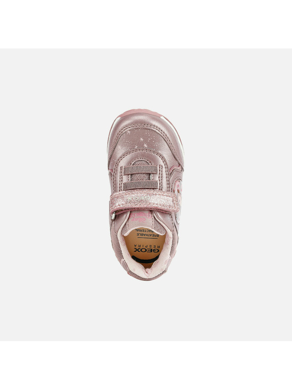 Geox Tmavo ružové dievčenské tenisky Geox Todo