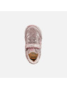 Geox Tmavo ružové dievčenské tenisky Geox Todo