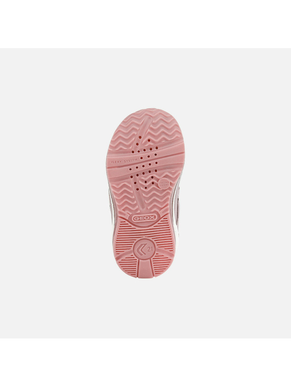 Geox Tmavo ružové dievčenské tenisky Geox Todo