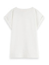 Scotch & Soda Biele dámske tričko Scotch & Soda