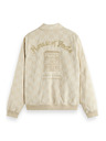 Scotch & Soda Krémová pánska manšestrová bunda Scotch & Soda College