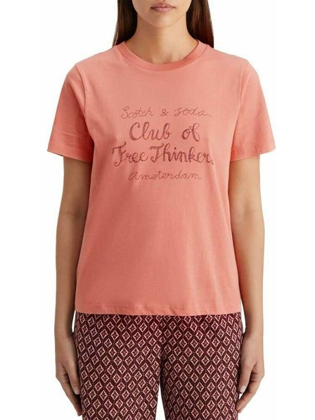 Scotch & Soda Light brick women's T-shirt Scotch & Soda