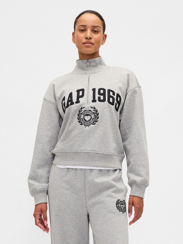 GAP Oversize mikina s logom 1969 VintageSoft GAP