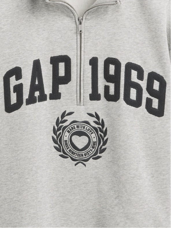 GAP Oversize mikina s logom 1969 VintageSoft GAP