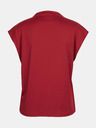 Orsay Vínové dámske tričko s krátkym rukávom ORSAY