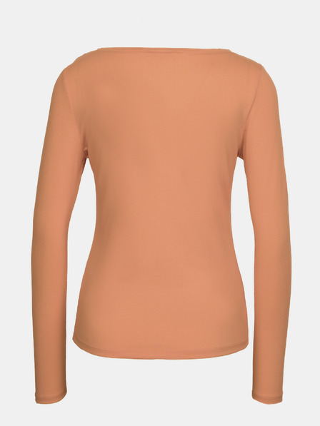 Orsay Svetlo hnedé dámske tričko s dlhým rukávom ORSAY