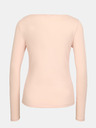 Orsay Svetloružové dámske tričko s dlhým rukávom ORSAY