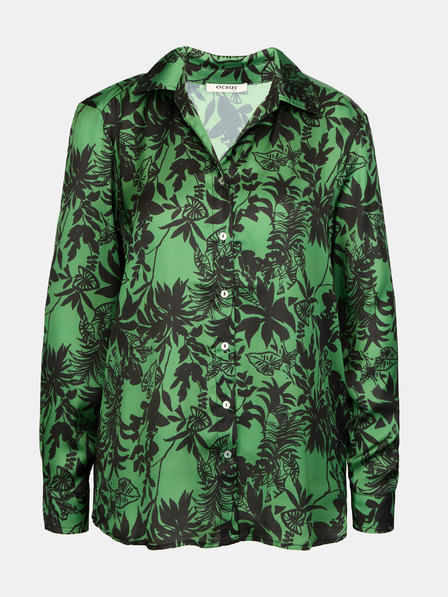 Orsay Zelená dámska vzorovaná blúzka ORSAY