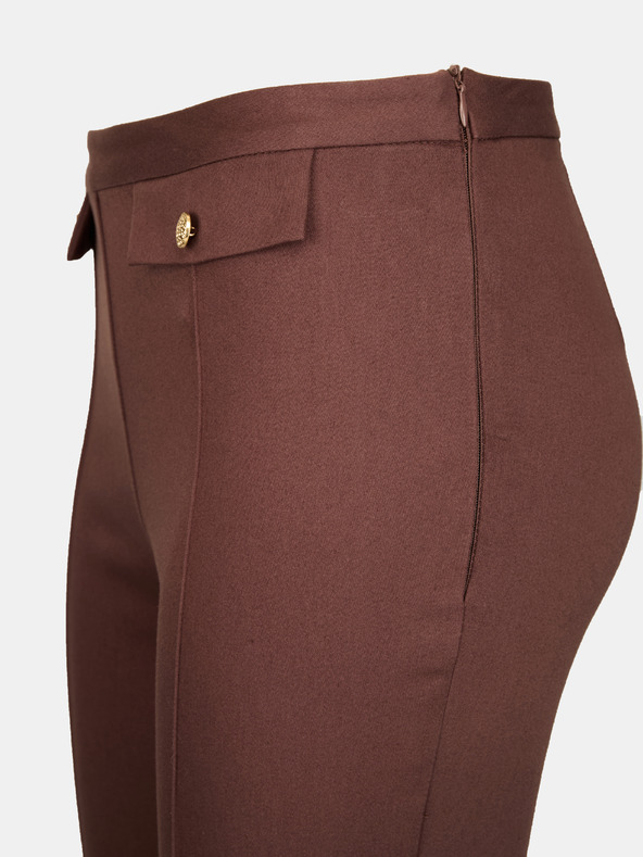 Orsay Hnedé dámske bootcut nohavice ORSAY