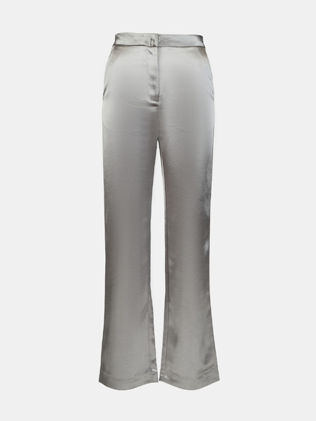 Orsay Strieborné saténové dámske nohavice ORSAY