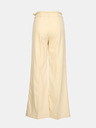 Orsay Krémové dámske široké nohavice s prúžkom ORSAY