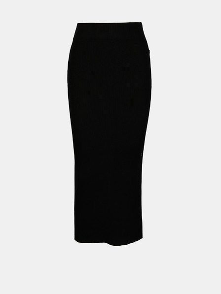 Orsay Čierna dámska úpletová sukňa ORSAY