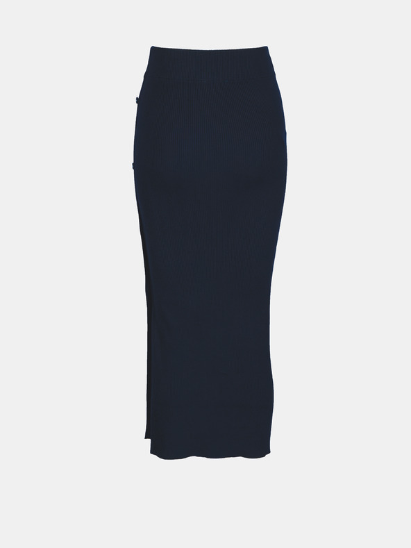 Orsay Tmavomodrá dámska úpletová sukňa ORSAY