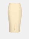 Orsay Krémová dámska puzdrová sukňa s prúžkom ORSAY
