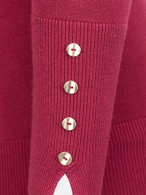 Orsay Vínový dámsky sveter ORSAY