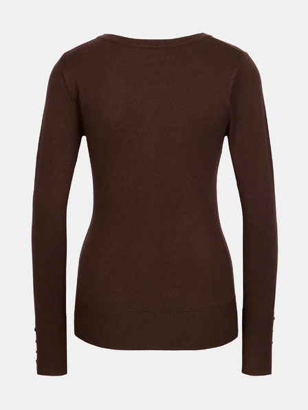 Orsay Tmavohnedý dámsky sveter ORSAY