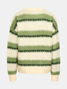 Orsay Zelený dámsky pruhovaný sveter ORSAY