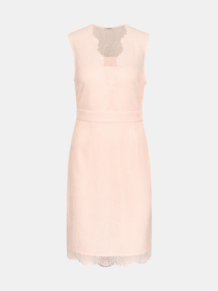 Orsay Svetloružové dámske čipkované šaty ORSAY