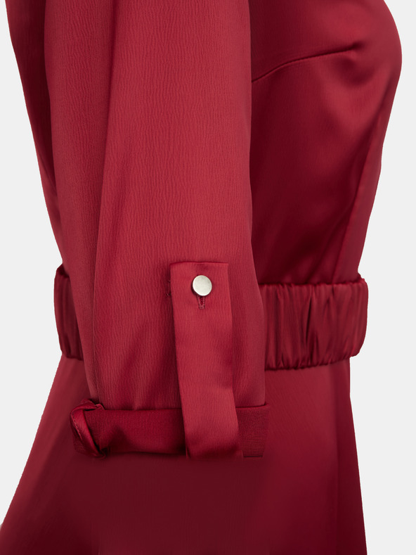 Orsay Vínové dámske košeľové šaty ORSAY