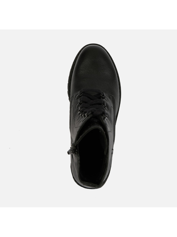 Geox Čierne dámske členkové topánky Geox Hoara