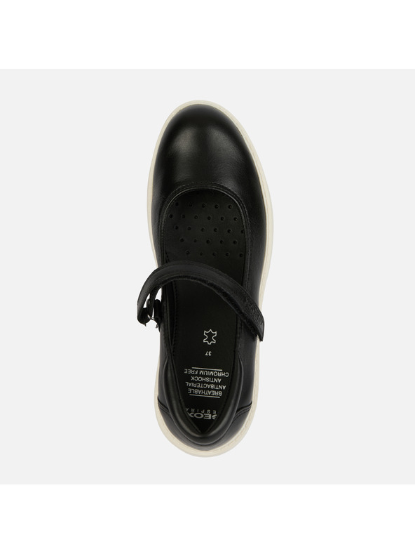 Geox Čierne dievčenské baleríny Geox Casey