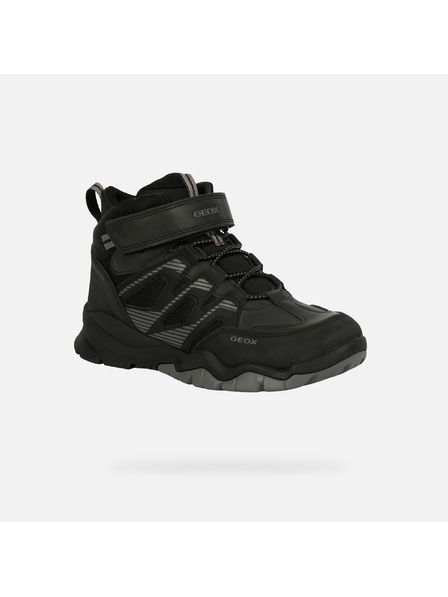 Geox Čierne chlapčenské tenisky Geox Montrack B ABX