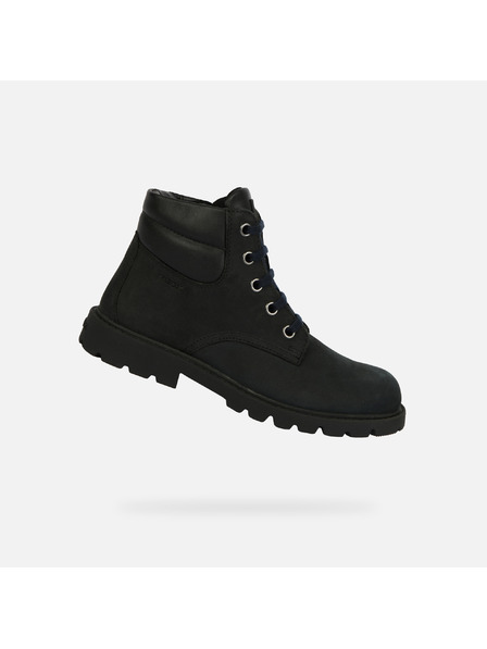 Geox Tmavomodrá chlapčenská členková obuv Geox Shaylax