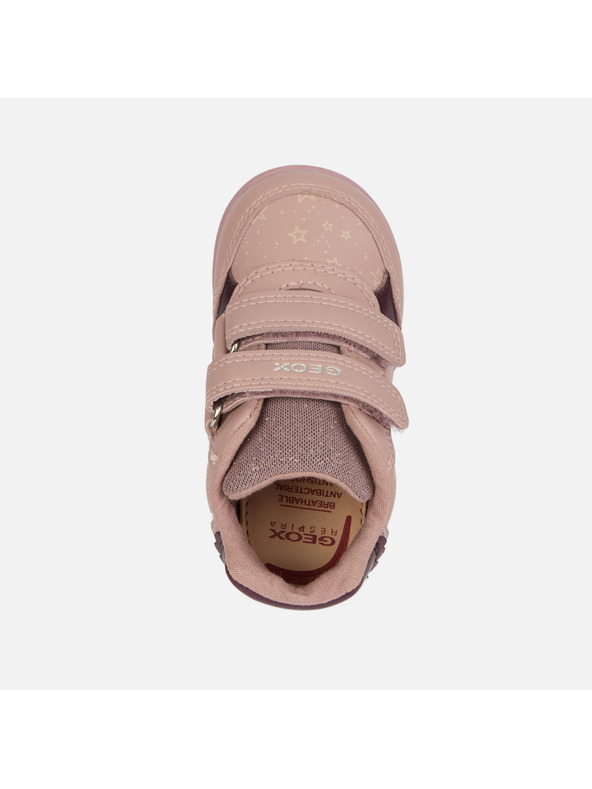 Geox Ružové dievčenské topánky na prvé krôčky Geox Elthan