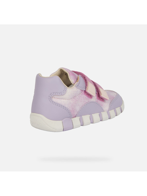 Geox Fialové dievčenské topánky na prvé krôčky Geox Iupidoo