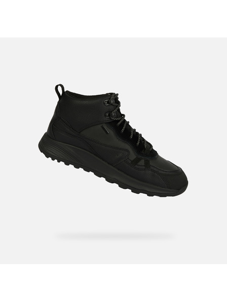 Geox Čierna pánska členková obuv Geox Terrestre B ABX