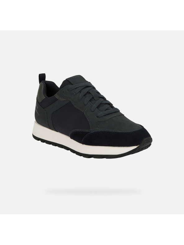 Geox Tmavozelené pánske tenisky Geox Partenio