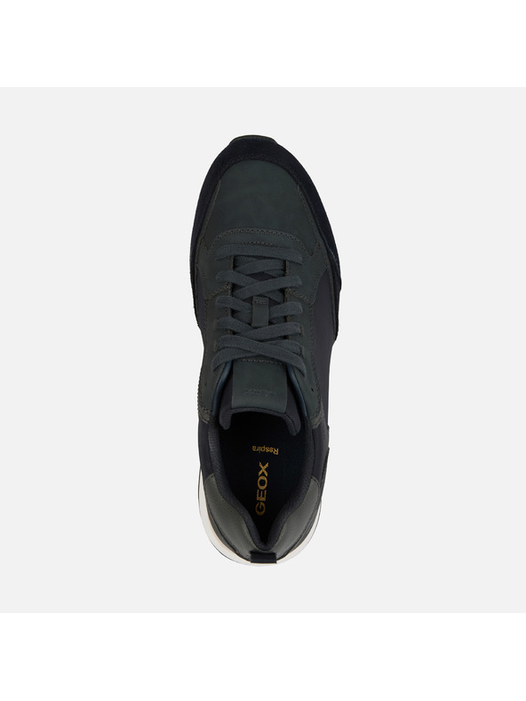 Geox Tmavozelené pánske tenisky Geox Partenio