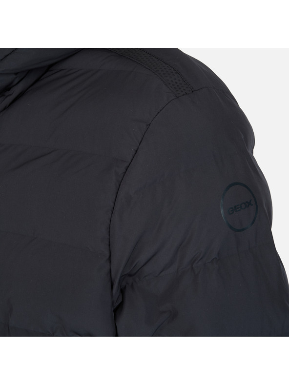 Geox Tmavomodrá pánska páperová bunda Geox Spherica