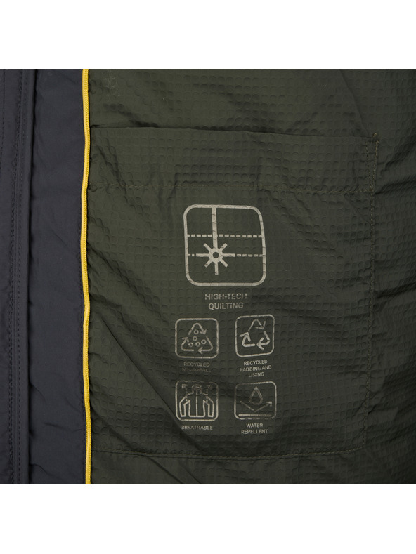 Geox Tmavomodrá pánska páperová bunda Geox Spherica