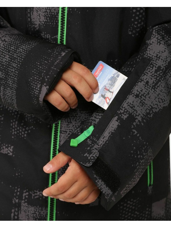 Kilpi Chlapčenská lyžiarska bunda Kilpi ATENI-JB Čierna