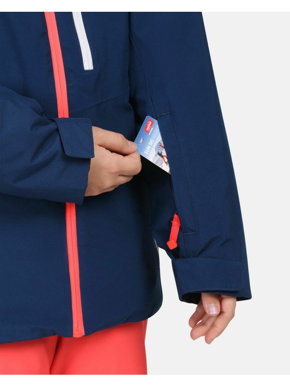 Kilpi Dievčenská lyžiarska bunda Kilpi VALERA-JG Tmavo modrá