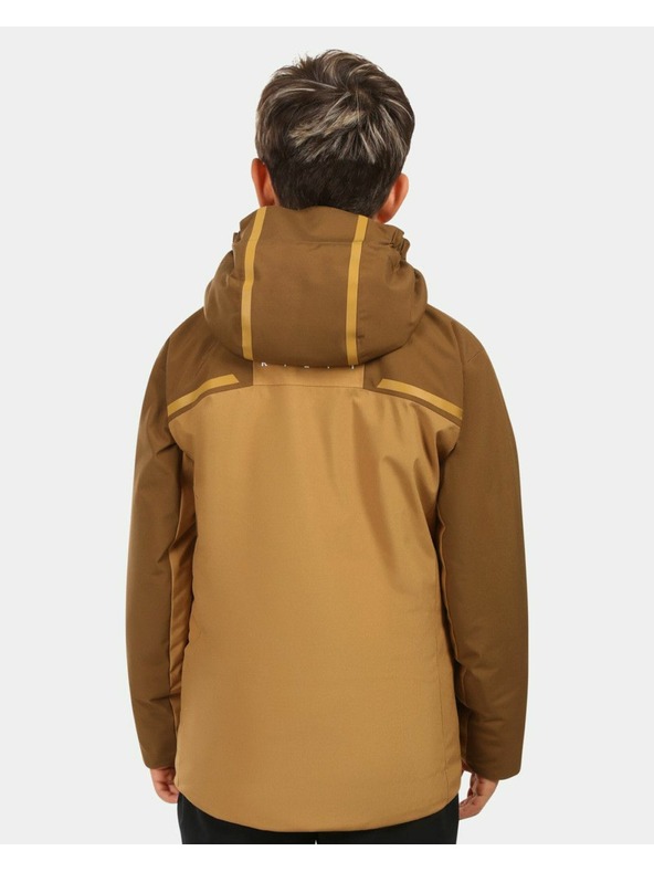 Kilpi Chlapčenská lyžiarska bunda Kilpi DENVER-JB Hnedá